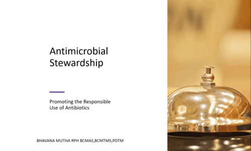 Antimicrobial Stewardship